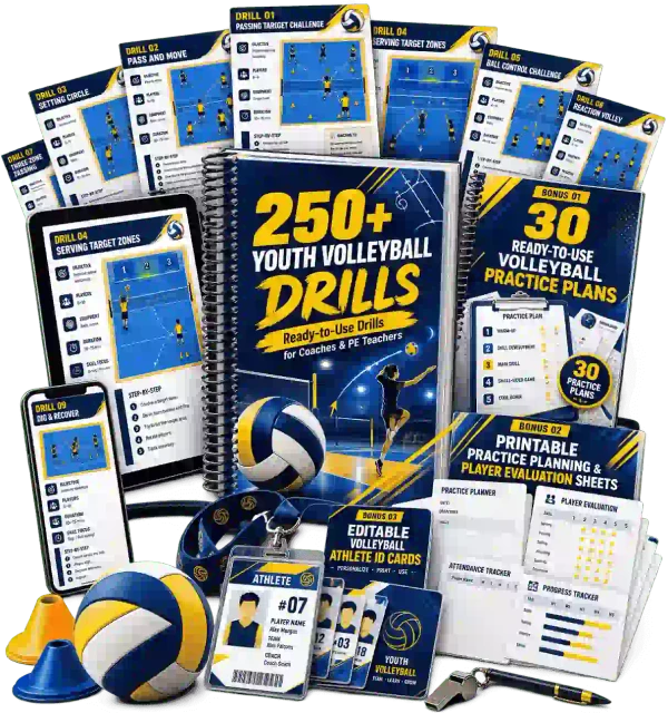 Premium Volleyball Drills Pack mockup